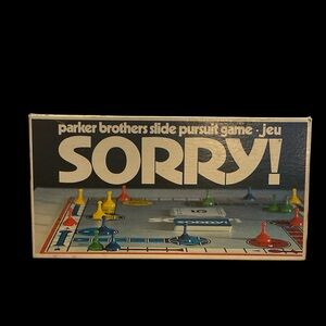 Vintage Parker Brothers Sorry Board Game